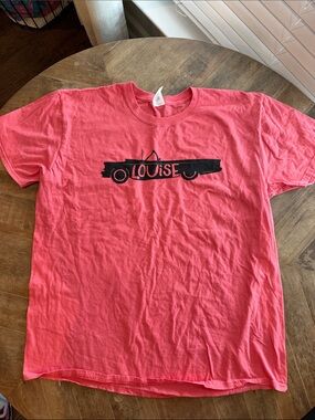 Ruby’s Rubbish “Louise” Pink/Peach T-Shirt (Size: XL)